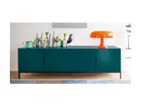 Madia in laccato opaco stile design Float Novamobili