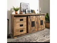 Madia in legno stile moderno Industrial jupiter Artigianale