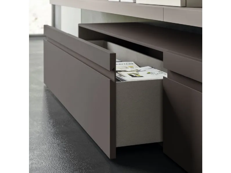 Parete attrezzata System day Homes in stile design a prezzo scontato