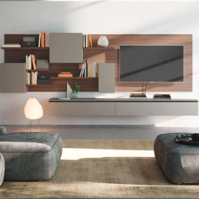 Parete attrezzata Light composizione 2 di Orme scontata del 30%