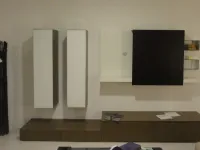 Soggiorno Pianca Spazio box Laccato Opaco Porta Tv Moderno