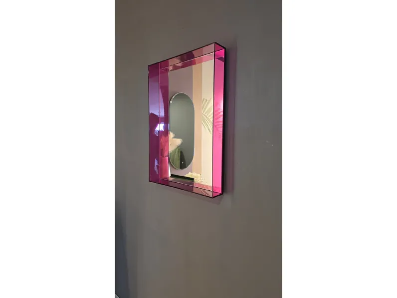 Specchio design Specchio kartell only me fucsia traspare di Kartell a prezzo scontato