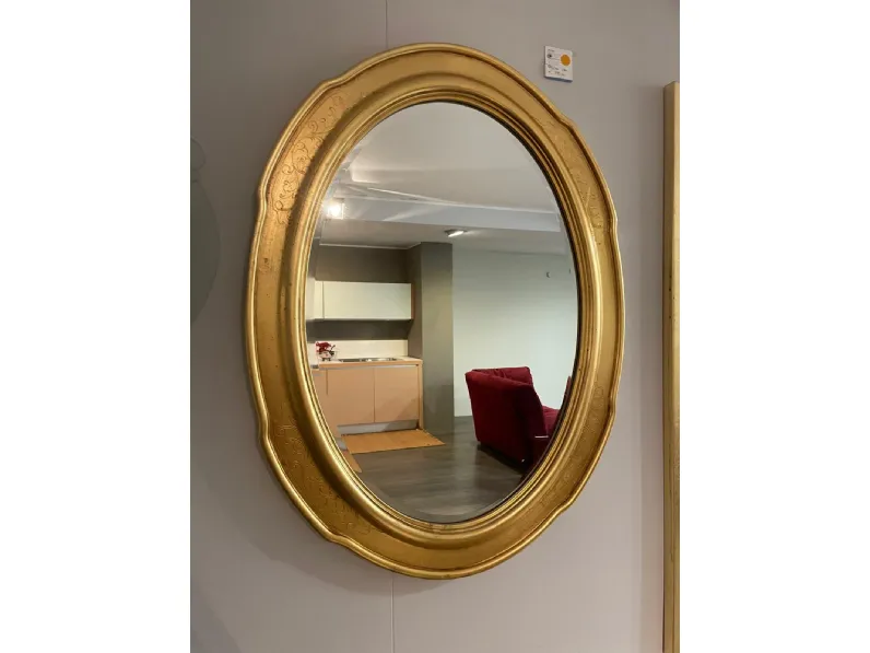 Specchio classica Specchio oro di Artigianale a prezzo Outlet
