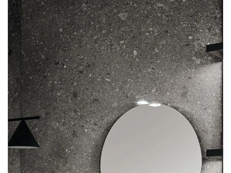 Specchio in stile design Light tonde OFFERTA OUTLET