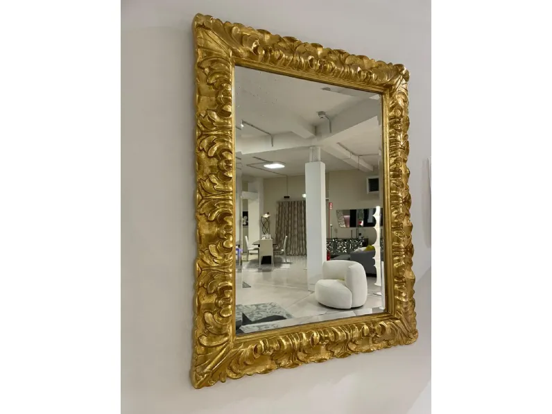 Specchio classica Specchio foglia oro di Abitare interior a prezzo scontato