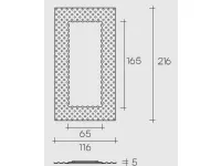 Specchio design Specchio fiam pop  di Fiam scontato -25%