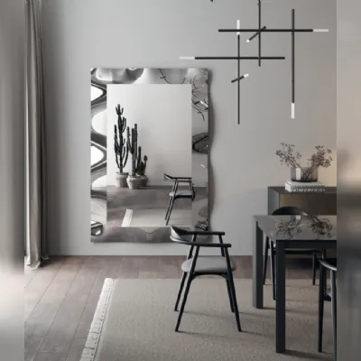 Specchio in stile design Specchio glimpse rettangolare OFFERTA OUTLET