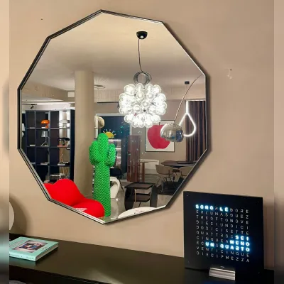 Specchio modello Visual decagonal di Sovet a prezzi outlet