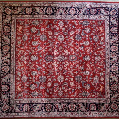 Tappeto quadrato classico in lana Berkana cm.215x215 di Sitap in offerta