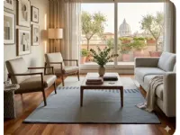 Tappeto in lana 190x290 taki Natuzzi OFFERTA OUTLET