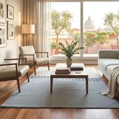 Tappeto in lana 190x290 taki Natuzzi OFFERTA OUTLET