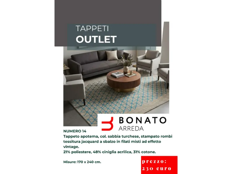 Tappeto Design modello Tappeti motivo geometrico con forte sconto 