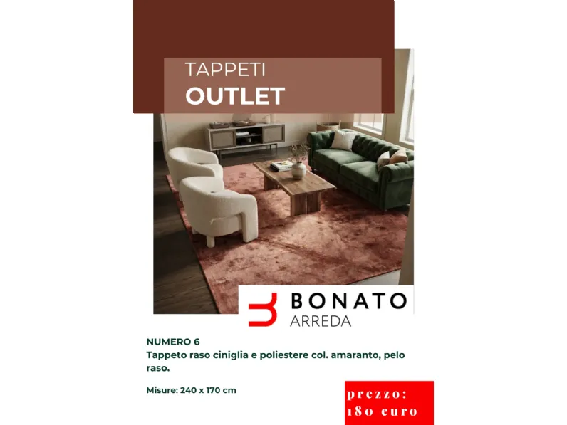 Tappeto Design modello Tappeti tinta unita con forte sconto 