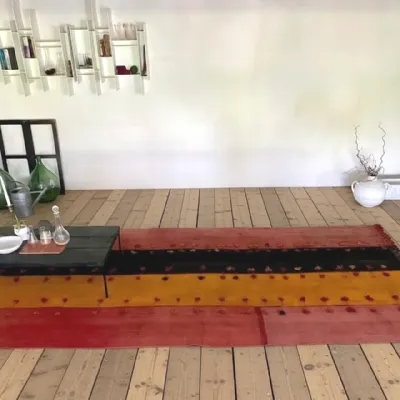 Tappeto classico Grande tappeto kilim antica manifattura Tisca a prezzo scontato