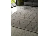 Tappeto Moderno rettangolare  modello Tappeto doimo salotti zig zag scontato con forte sconto