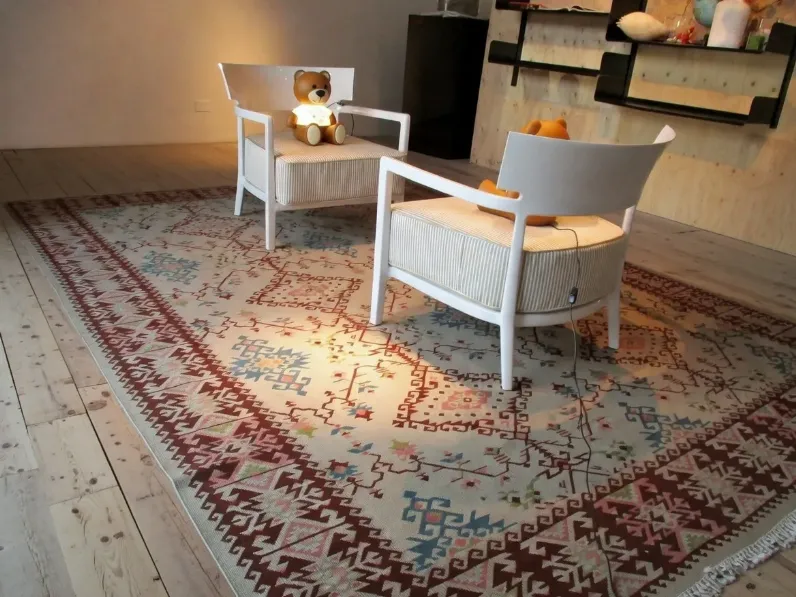 Tappeto classico Tappeto orientale  kilim disegno pirot Tisca in Offerta Outlet
