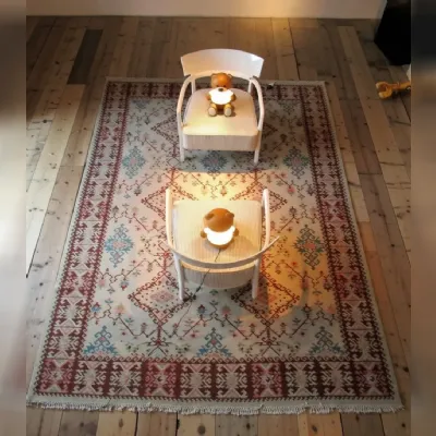 Tappeto classico Tappeto orientale  kilim disegno pirot Tisca in Offerta Outlet