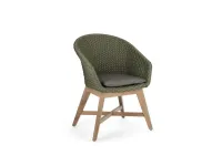 Tavolo per l'esterno  set tavolo roderick 150 cm con 4 sedie coachella verdi Bizzotto a prezzo scontato