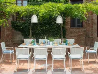 Tavolo modello Athena tavolo con sedie da giardino Emu in Offerta Outlet 