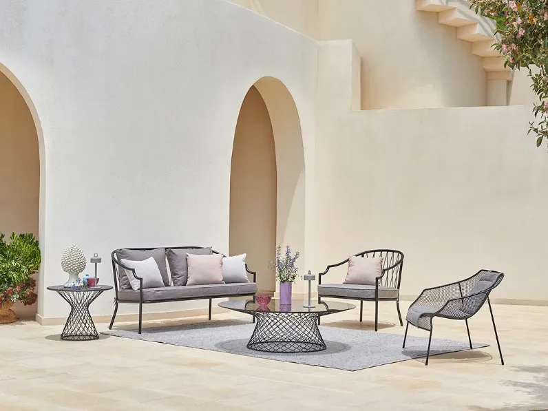 Tavolo modello Set comò tavolo e sedie per l'esterno Emu in Offerta Outlet 