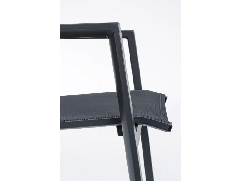 Tavolo da giardino Tavolo pascal allungabile 200-26 cm con 8 poltrone krion antracite Bizzotto a prezzo scontato