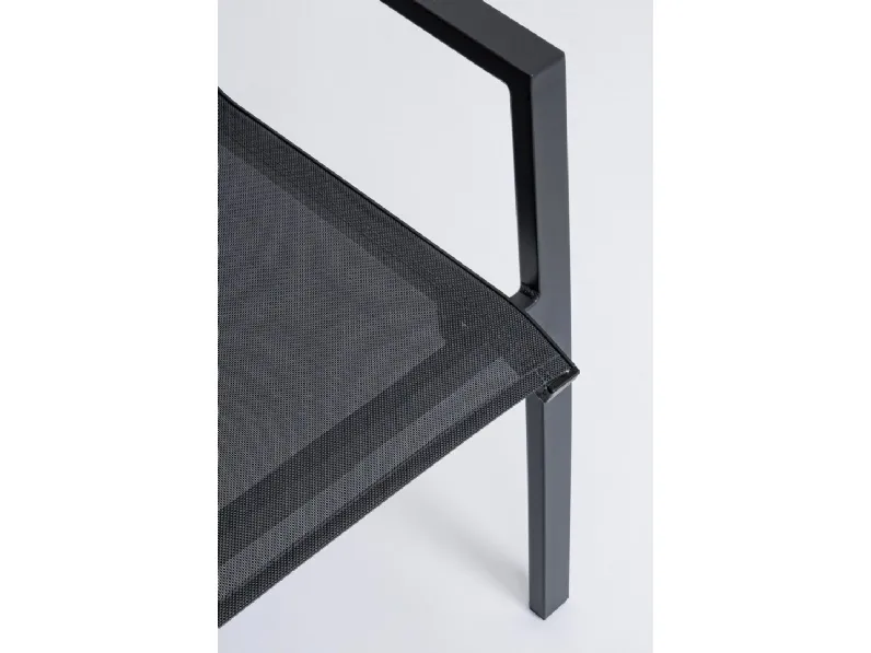 Tavolo da giardino Tavolo pascal allungabile 200-26 cm con 8 poltrone krion antracite Bizzotto a prezzo scontato