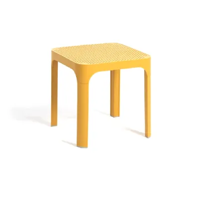 Tavolo scontato per l'esterno Net table 40 senape Nardi