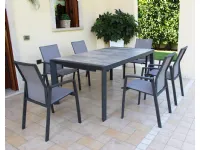 Tavolo per l'esterno Set portland 175/235 6 poltroncine cosma Cosma outdoor living a prezzo ribassato