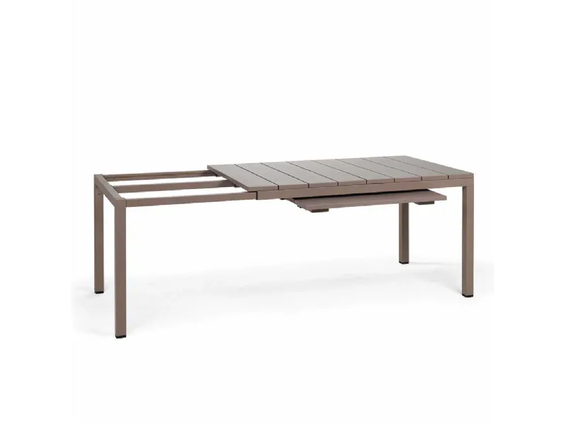 Tavolo da giardino modello  tavolo allungabile rio 140/210 tortora  Nardi con forte sconto