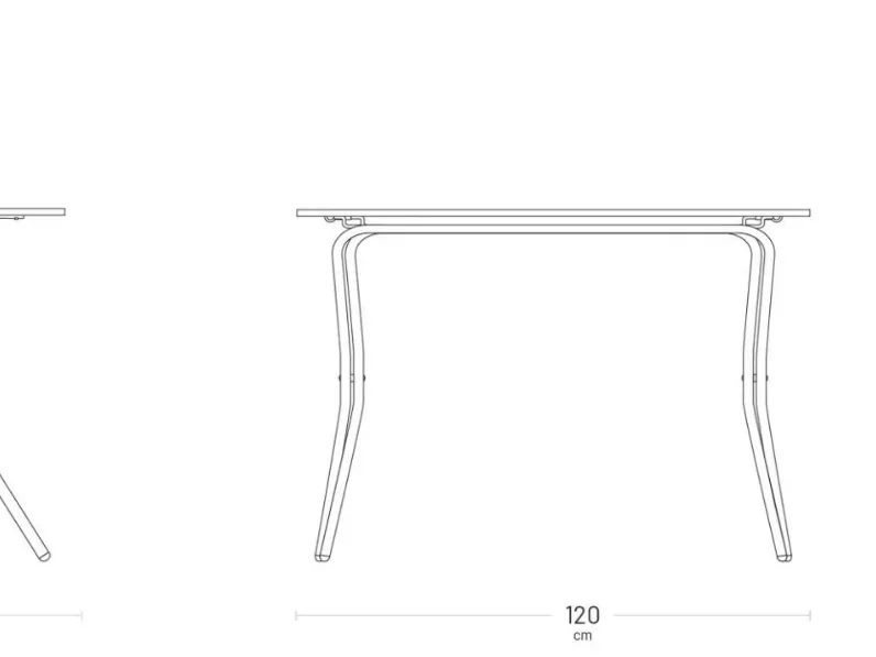 Tavolo da giardino Tavolo pieghevole 120x70 balcony lafuma Collezione esclusiva a prezzo scontato