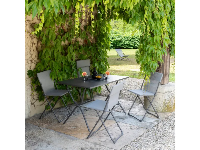 Tavolo da giardino Tavolo pieghevole 120x70 balcony lafuma Collezione esclusiva a prezzo scontato