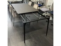 Tavolo con piano in ceramica rettangolare di Calligaris a PREZZO OUTLET 