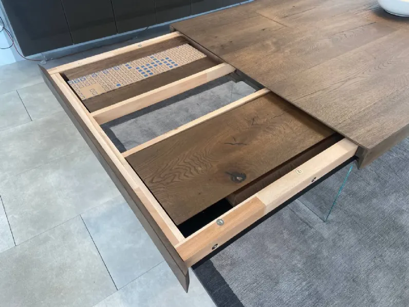 Tavolo in offerta outlet modello Air extendable wildwood di Lago 