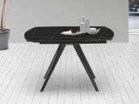 Tavolo Caponord Target point in ceramica Rettangolare allungabile 