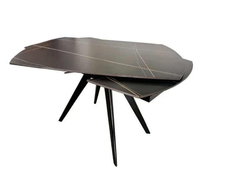 Tavolo Caponord Target point in ceramica Rettangolare allungabile 