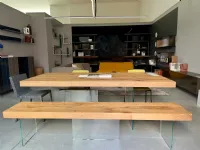 Tavolo in legno rettangolare Air Lago in offerta outlet