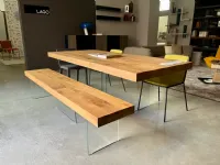 Tavolo in legno rettangolare Air Lago in offerta outlet