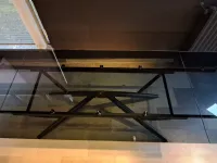 Tavolo Bridge Bontempi in vetro Allungabile scontato 64%