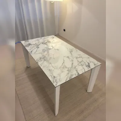 Tavolo rettangolare Delta di Calligaris a prezzo riservato 