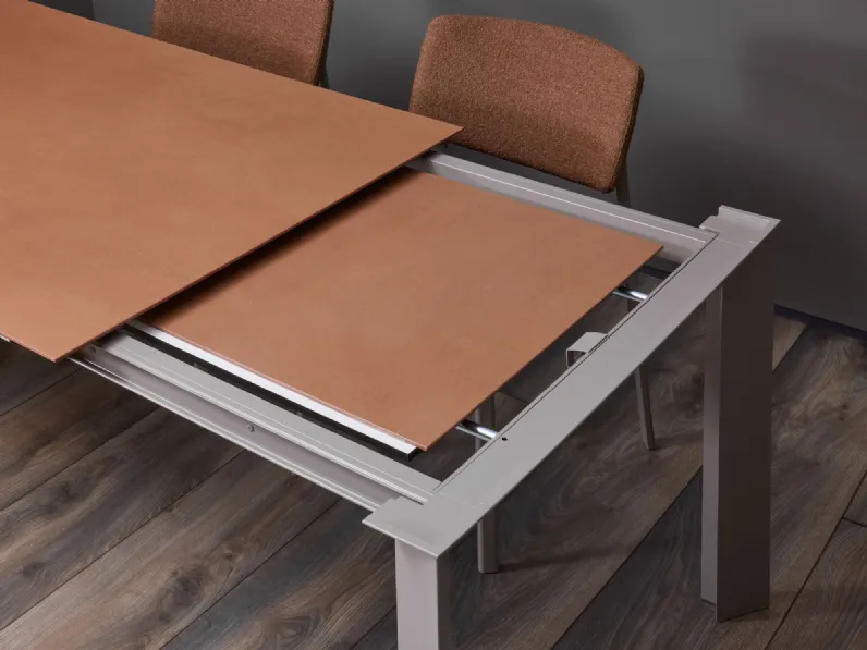 Tavolo in ceramica rettangolare Profile e omnia outlet Diotti.com a prezzo scontato