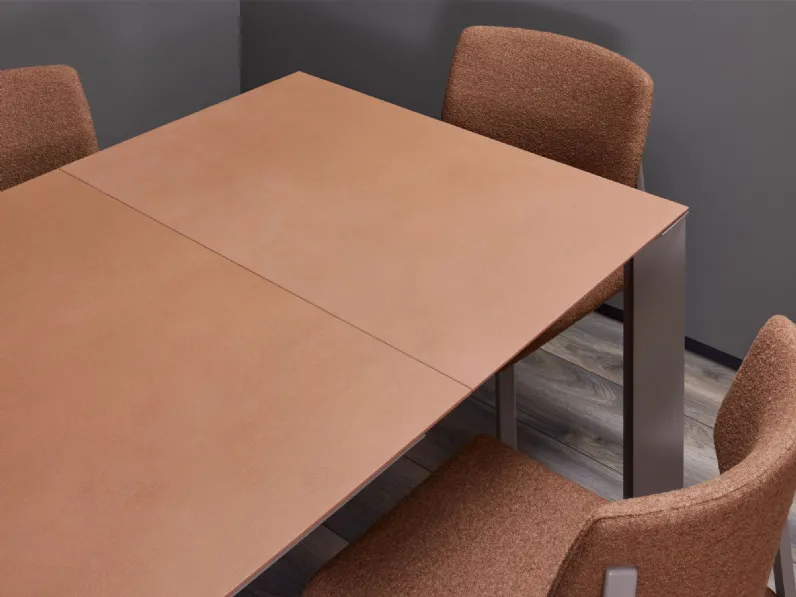 Tavolo in ceramica rettangolare Profile e omnia outlet Diotti.com a prezzo scontato
