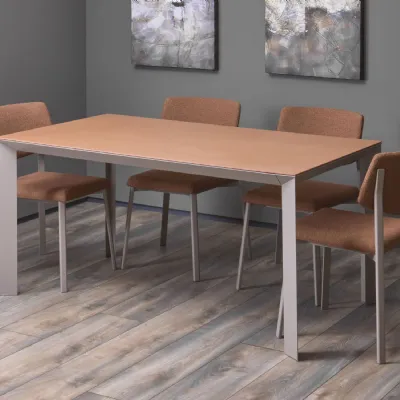 Tavolo in ceramica rettangolare Profile e omnia outlet Diotti.com a prezzo scontato