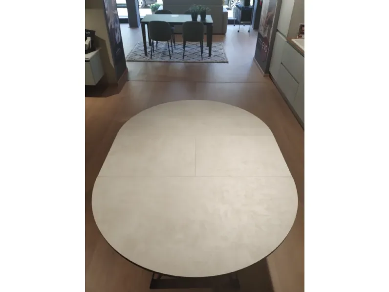 Tavolo in laminato rotondo Tavolo apple Zamagna in offerta outlet