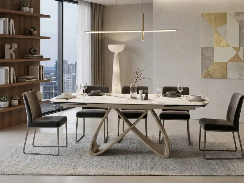 Tavolo ellittico Tavolo aurelio Mobilificio bellutti scontato del 53%