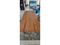 Tavolo rettangolare in legno Vero di Arte brotto in Offerta Outlet