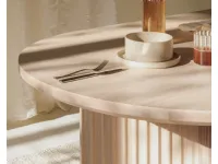 Tavolo in legno ovale Basalto b 200 Dale a prezzo ribassato