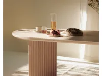 Tavolo in legno ovale Basalto b 200 Dale a prezzo ribassato