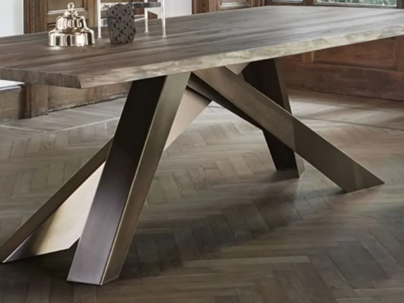 Tavolo Big table 200 Bonaldo in legno Fisso