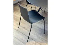 Tavolo in laccato rotondo Biplane-slim Alias in offerta outlet