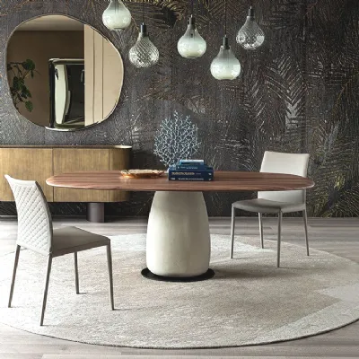 Tavolo fisso Botero wood di Cattelan italia a prezzo riservato 